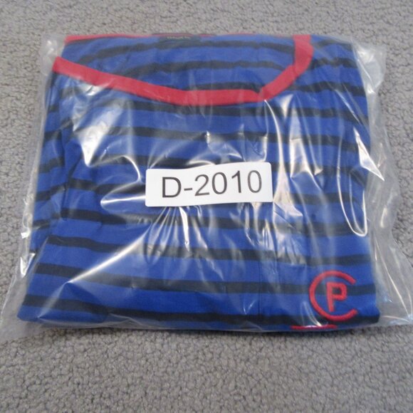 Polo Ralph Lauren Men's T-Shirt Large Blue Striped Navy Reserve RL-93 Pocket Tee - Picture 10 of 10